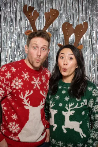 Live slideshow slot 2: a holiday party photo